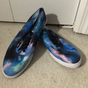 NWOT Low rise Galaxy Print Vans